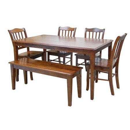 Made-To-Order 6pc Shaker Dining Set - Walnut MA47209